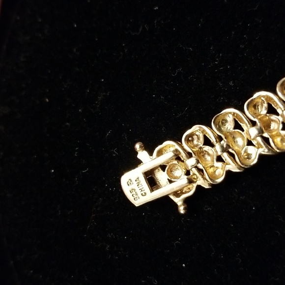 925 diamond simulat bracelet - Picture 5 of 7